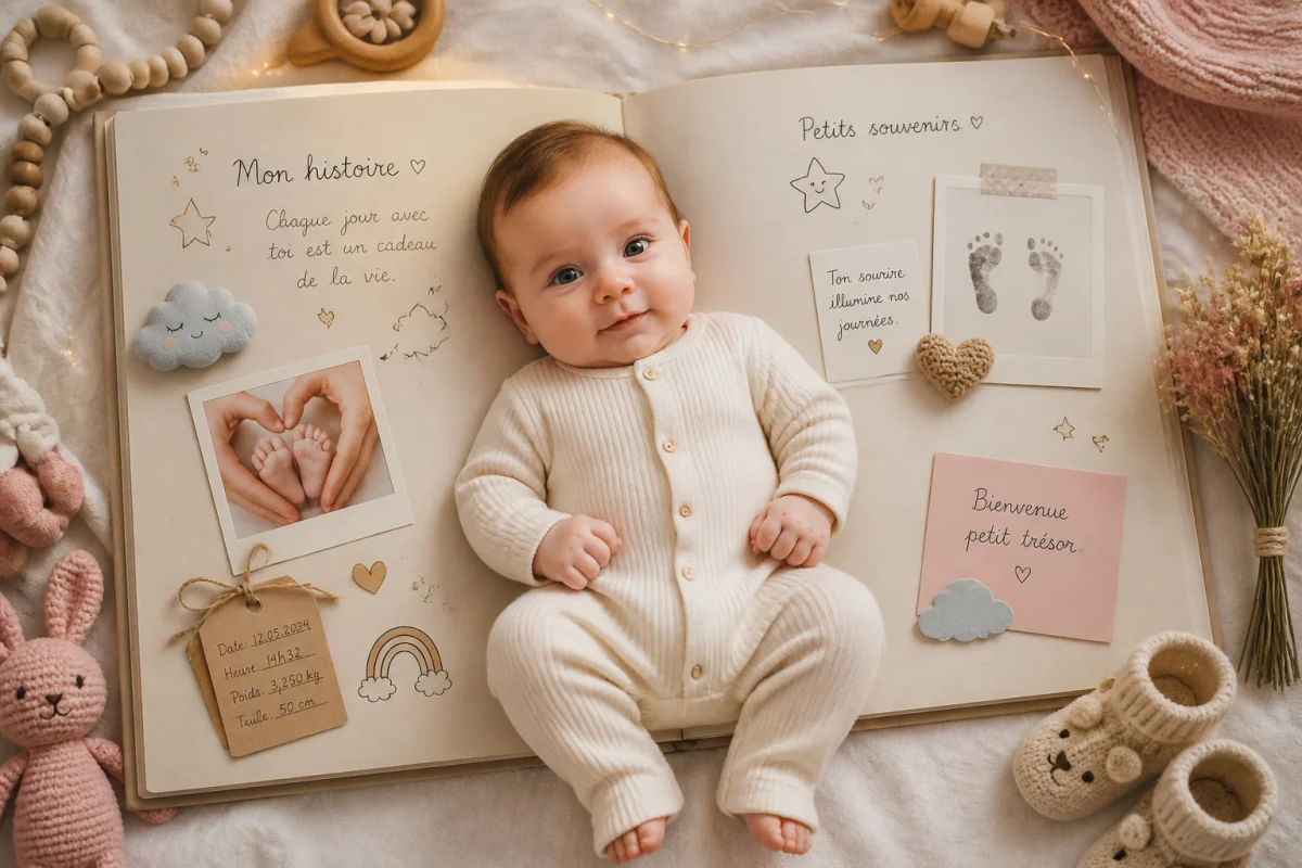 phrase pour album photo bébé