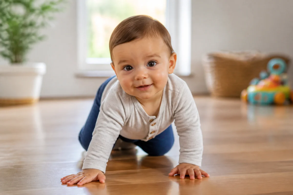 idée photo bébé 10 mois