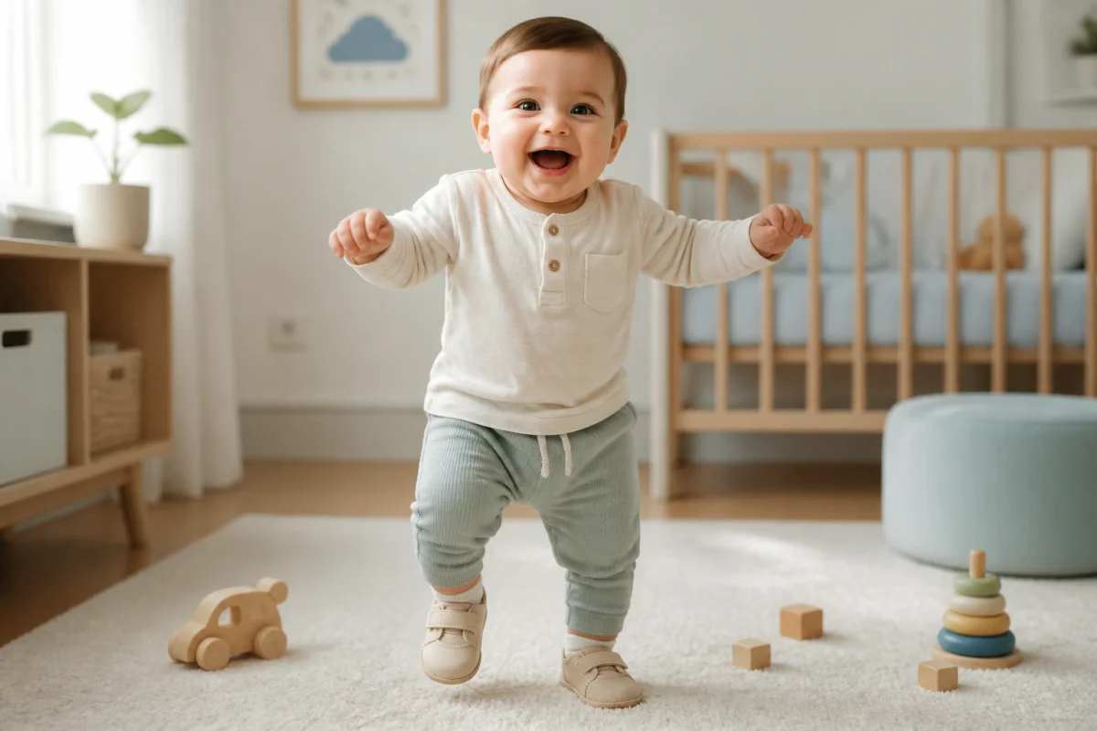 Chaussures bébé premiers pas, bien choisir pour accompagner ses débuts
